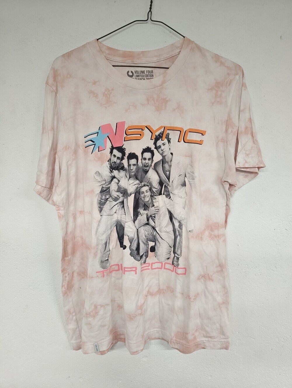 NSYNC Tour 2000 T-Shirt 2020 Volume Four Limited Edition Tie Dye Band Tee